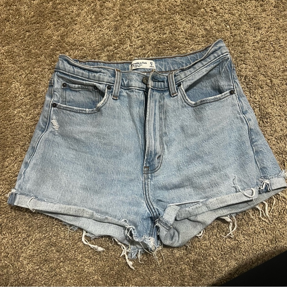 A&F Denim Mom Shorts